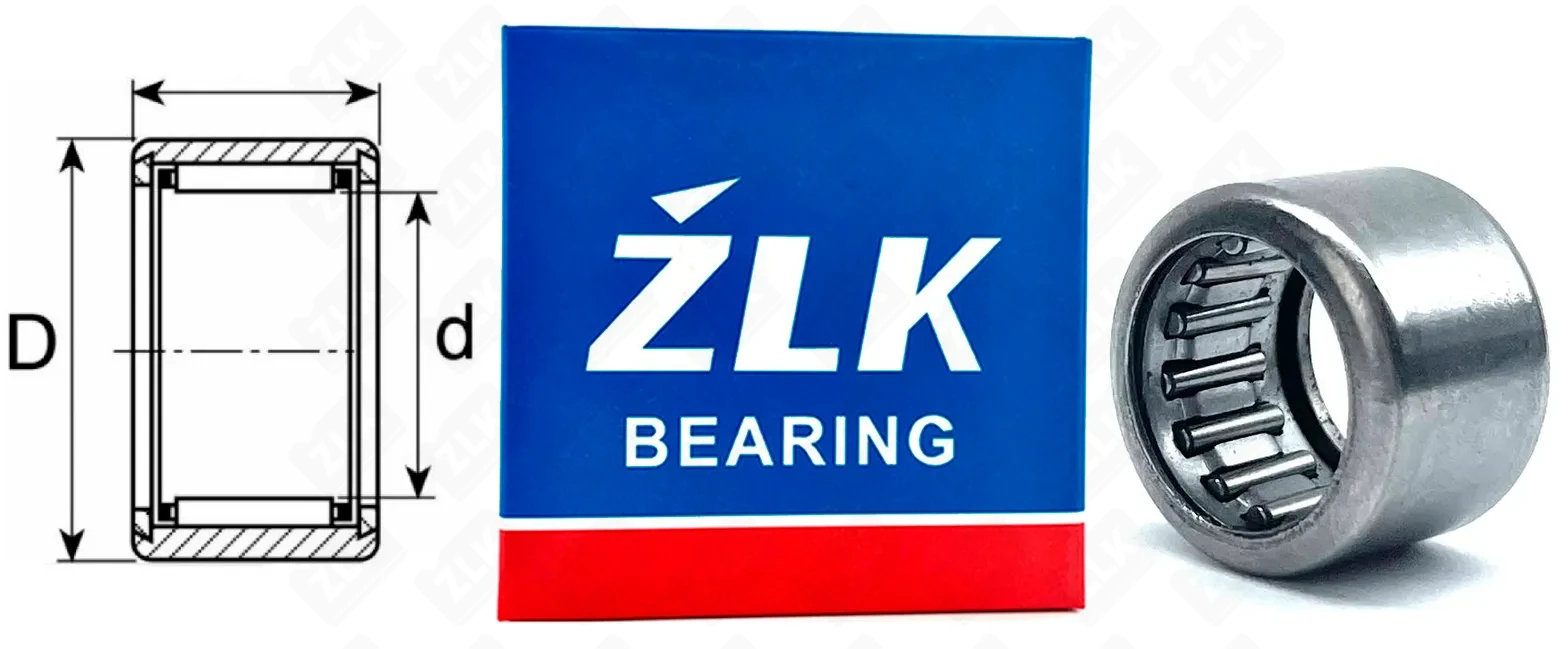 Подшипник игольчатый 941/12 (HK121712) 12×17×12 мм ZLK