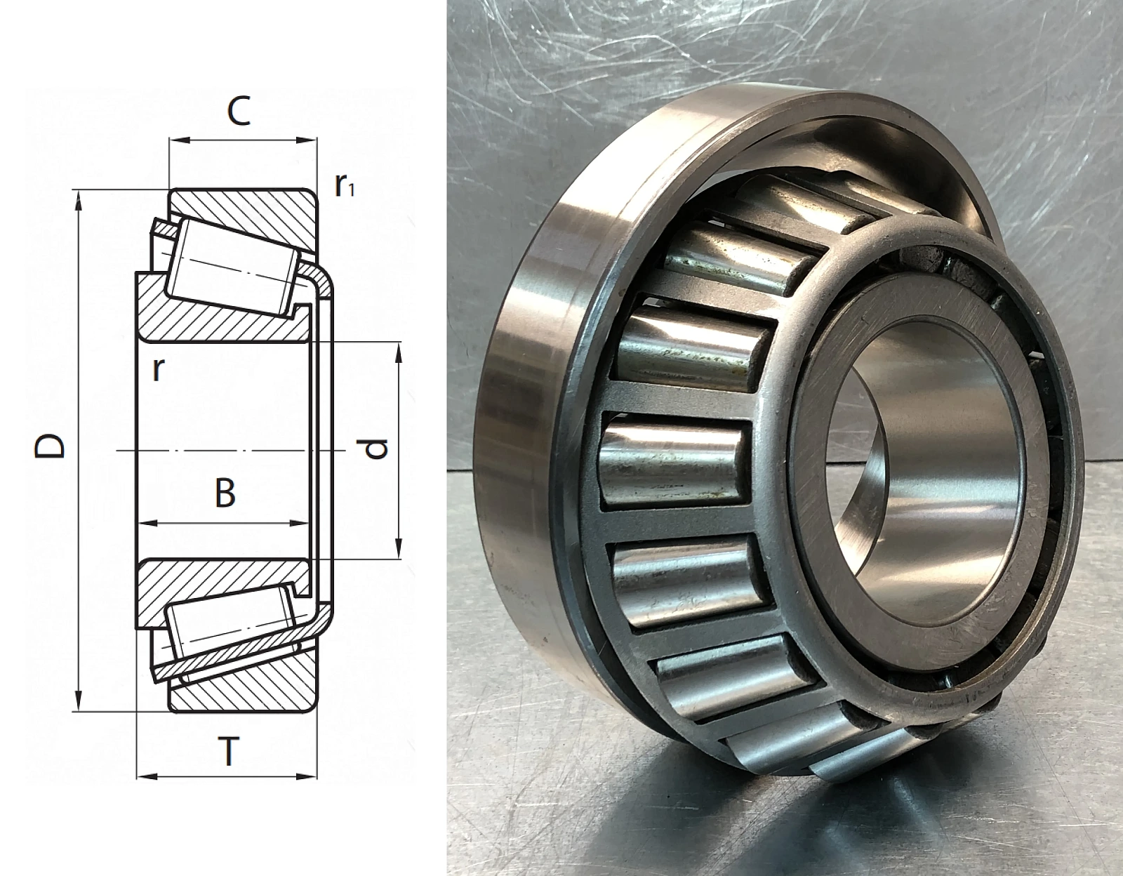 Подшипник роликовый  (9185/9121) 68.262×152.4×47.63 мм Timken оригинал