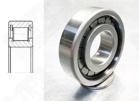 Подшипник 102409 (N409W,N409V) радиальный роликовый 45-120-29 мм