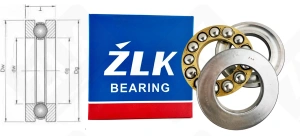 Подшипник 8326Л (51326M) упорный шариковый 130-225-75 мм