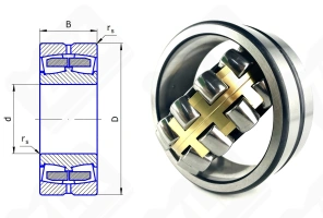 Подшипник 3610 HШ (22310CAW33,22310MBW33) радиальный роликовый самоустанавливающийся 50-110-40 мм