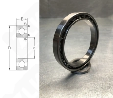 Подшипник 1000909 (61909,6909) радиальный шариковый 45-68-12 мм