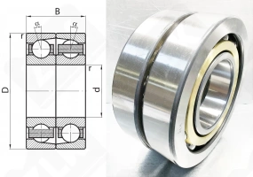 Подшипник 346330Л (7330ACMDF) радиально-упорный шариковый 150-320-130 мм