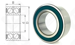 Подшипник 32BG5520G-2DLCS35 радиально-упорный шариковый 32-55-23 мм