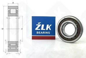 Подшипник NUP2207EAT2XU радиальный роликовый 35-72-23 мм