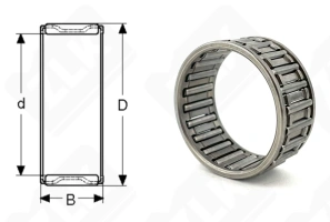 Подшипник K25x29x13 радиальный игольчатый 25-29-13 мм