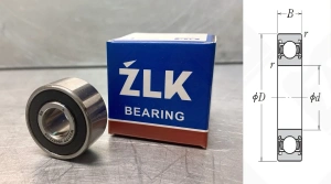 Подшипник W201PP46437249 радиальный шариковый 12-32-15,88 мм