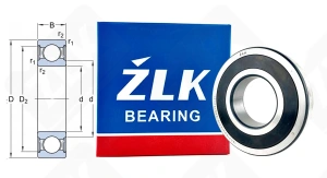 Подшипник 180316Ш2 (63162RS) радиальный шариковый 80-170-39 мм