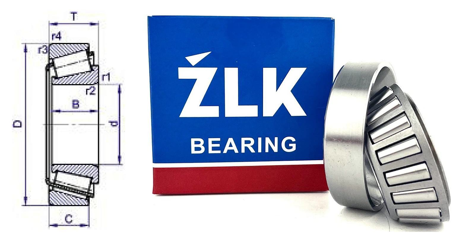 Подшипник роликовый  (ST306822A) 26.01×47×15 мм ZLK