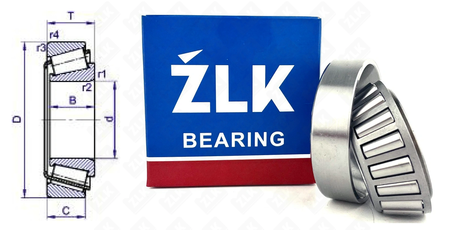 Подшипник роликовый (ST306822A) 26.01×47×15 мм ZLK