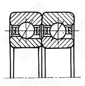 Подшипник шариковый 436206 Е (7206 CD/DT TVP) 30×62×32 мм Россия