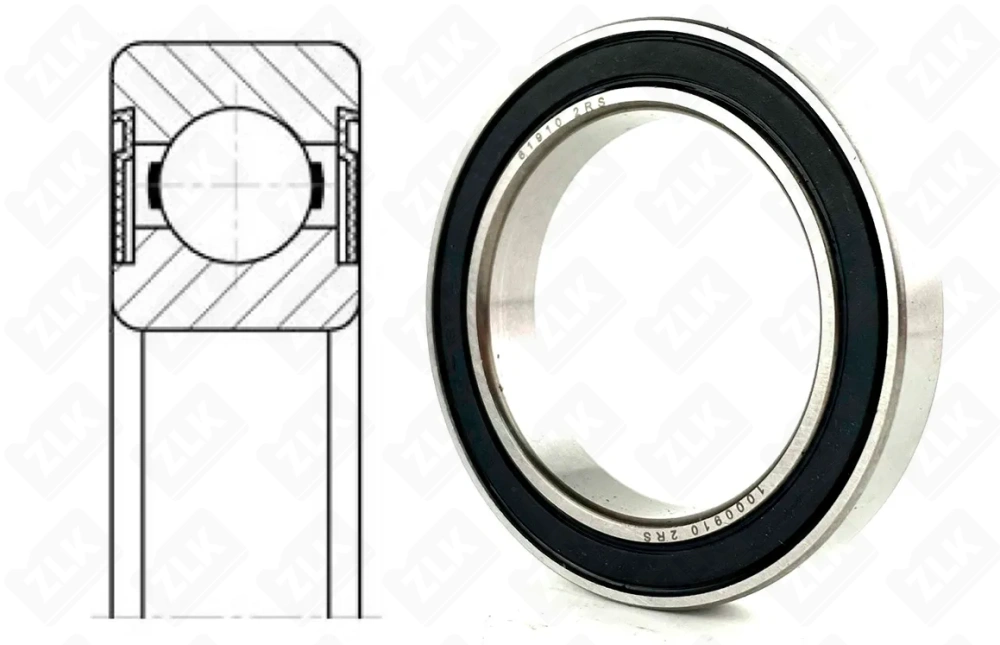 1000910 2RS (619102RS,69102RS)