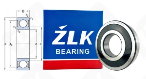 Подшипник 180322 Ш5 (63222RS) радиальный шариковый 110-240-50 мм