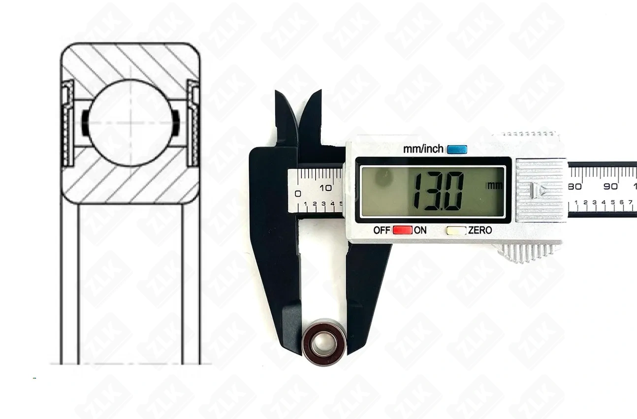 Подшипник шариковый 1000086 2RS (686 ADDMC3) 6×13×5 мм NSK оригинал
