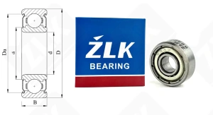 Подшипник 1000094 ZZ (694ZZ) радиальный шариковый 4-11-4 мм