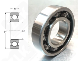 Подшипник 203 (6203) радиальный шариковый 17-40-12 мм