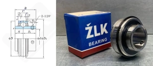 Подшипник SER206 (UCS206) шариковый 30-62-38,1 мм