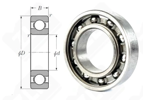 Подшипник 1000904 Е (61904CP,6904CP) радиальный шариковый 20-37-9 мм