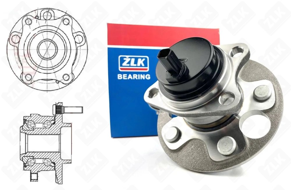 Подшипниковый ступичный узел 3DACF027F11FS радиально-упорный шариковый 26-64,2-54,8 мм