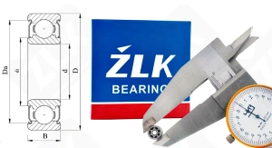 Подшипник MR103 радиальный шариковый гибридный 3-8-2,5 мм