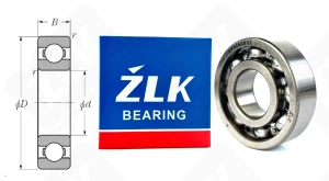 Подшипник 203 (6203) радиальный шариковый 17-40-12 мм