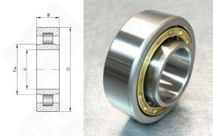 Подшипник 32506 ЛБ (NU2206ECMAP5) радиальный роликовый 30-62-20 мм