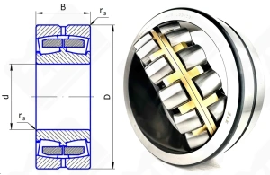 Подшипник 3626AMHK5 (30) (22326VA405W33C3) радиальный роликовый самоустанавливающийся 130-280-93 мм