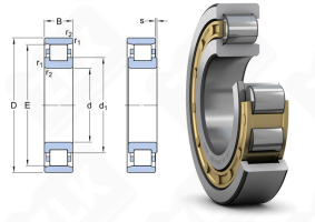 Подшипник BC1B 326548 C (ZF0735301628) радиальный роликовый 58-120-43 мм