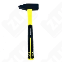 Молоток 800 г слесарный усиленный фибергласовая рукоятка Hanskonner