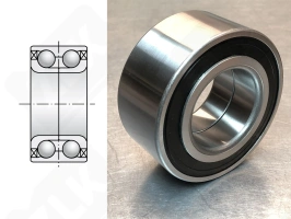 Подшипник JWB3071 радиально-упорный шариковый 45-87-39/41 мм