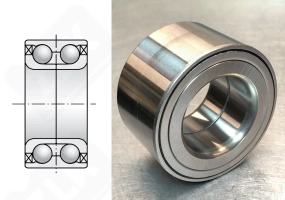 Подшипник 43BWD13A-JB01 радиально-упорный шариковый 43-79-45 мм