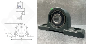 Подшипниковый узел 480318UCP (UCP318)