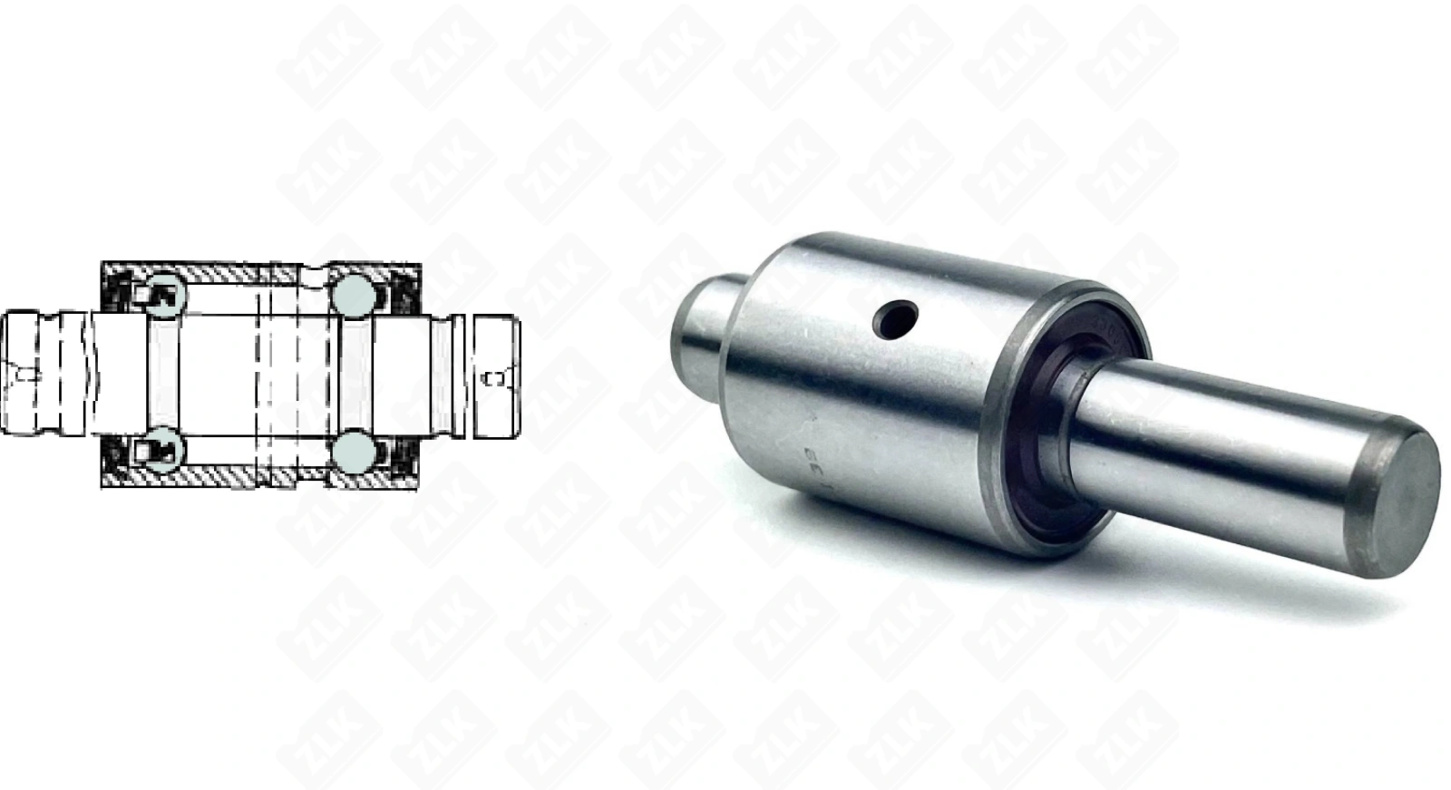 Подшипник шариковый 330802 () 15×30×92 мм Craft