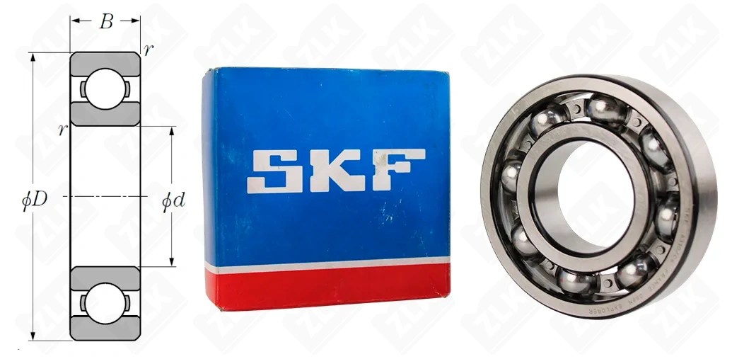 Подшипник шариковый 310 (6310C4) 50×110×27 мм SKF оригинал