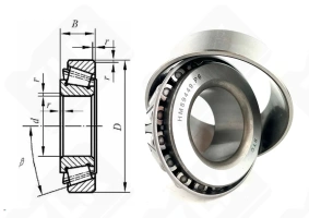 Подшипник HM89449/HM89410 радиально-упорный роликовый конический 36,512-76,2-29,37 мм
