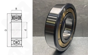Подшипник 319 Л (6319M) радиальный шариковый 95-200-45 мм