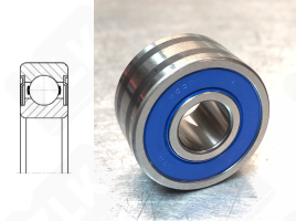Подшипник SC0081LLH1 (881390IKA) радиальный шариковый 10-27-14 мм