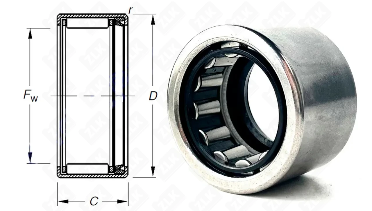 Подшипник роликовый  (F1234712) 25.4×40×28.25 мм Renault
