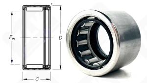 Подшипник F1234712 радиальный роликовый 25,4-40-28,25 мм