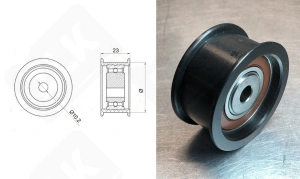 Подшипник 830700 (АЕL2021121006135) радиальный шариковый 10.1-71-23 мм