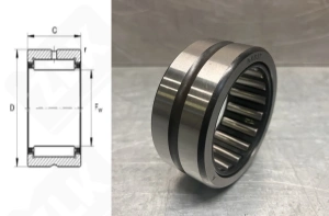 Подшипник NKS37 радиальный игольчатый 37-52-22 мм