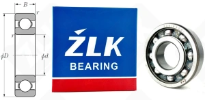 Подшипник 306 (6306) радиальный шариковый 30-72-19 мм