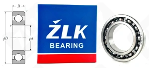 Подшипник 108 (6008) радиальный шариковый 40-68-15 мм