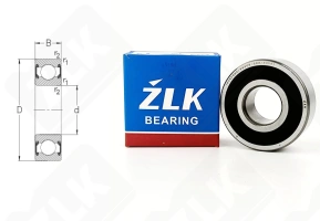 Подшипник 180605 Ш3 (623052RSZ3V3) радиальный шариковый 25-62-24 мм