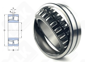 Подшипник 3053134 Н (23034CCW33) радиальный роликовый самоустанавливающийся 170-260-67 мм