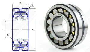Подшипник роликовый 3609 H (22309CA/W33, 22309MB/W33) 45×100×36 мм
