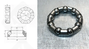 Подшипник 5/16"х9 радиальный шариковый 32-44,5-9 мм