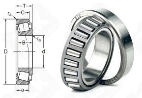 Подшипник 2007906 (6) (32906) радиально-упорный роликовый конический 30-47-12 мм