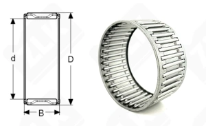 Подшипник K55x60x30 радиальный игольчатый 55-60-30 мм