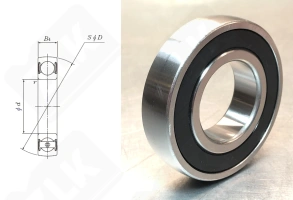 Подшипник CS2072RS радиальный шариковый 35-72-17 мм